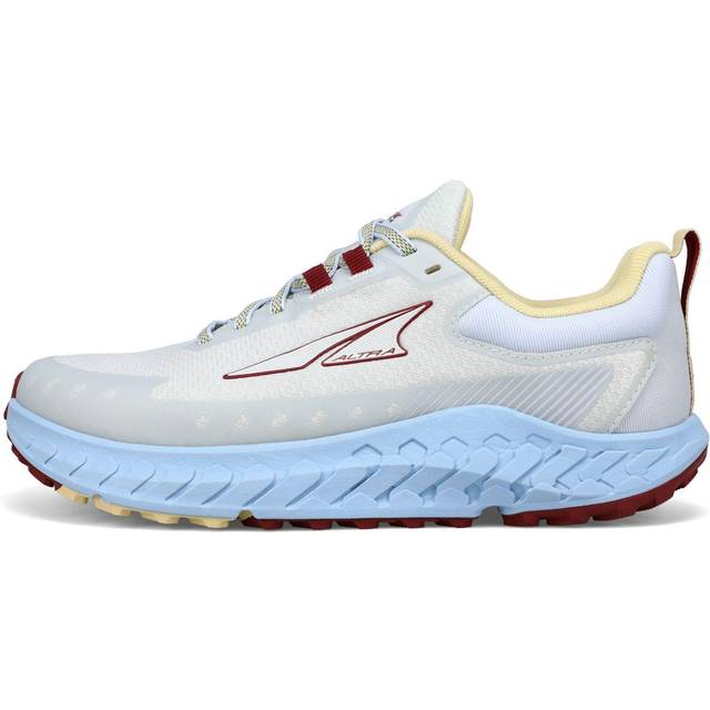 Altra Outroad 2 All Terrain Womens Running Shoes | Slip On Shoes  | Grey / Light Blue / Lemon  | UK Size 4