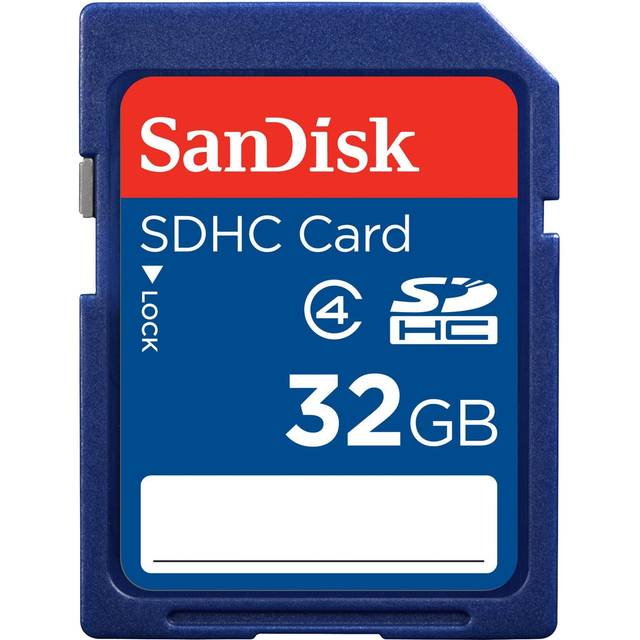 SanDisk Standard - Flash-minneskort - 32 GB - Class 4 - SDHC
