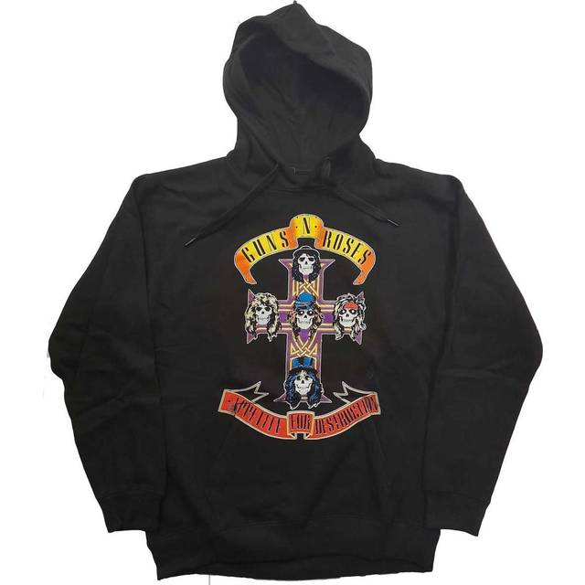 (Large, Black) Guns N Roses Appetite for Destruction Hoodie