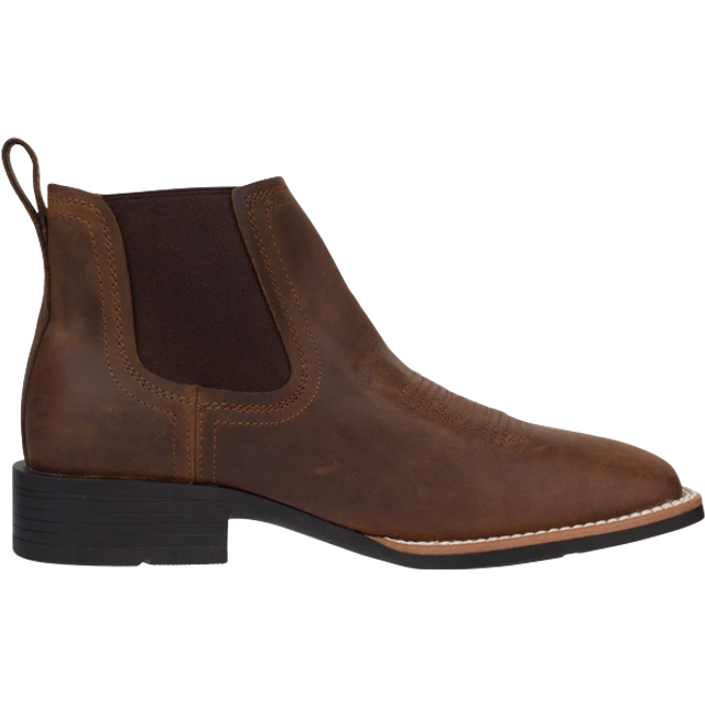 Round toe western boots Ariat Booker Ultra - Marron