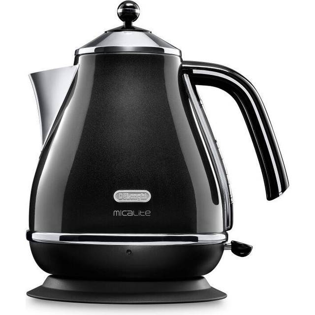 DELONGHI Micalite KBOM3001 Jug Kettle - Black, Black