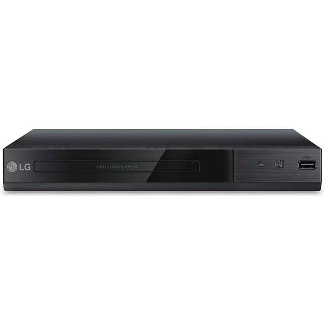 LG DP132H DVD Player Full HD Upscaling  Traditional DVD Playback  USB Playback  HDMI Out  USB Direct Recording  with Remote Control - Black