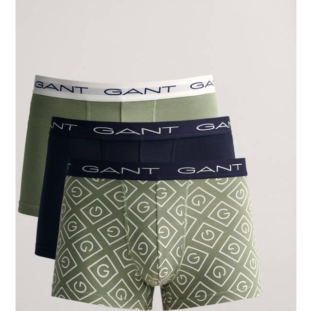 Gant 3-pack Icon G Trunk - Green - X-Large * Kampanj *
