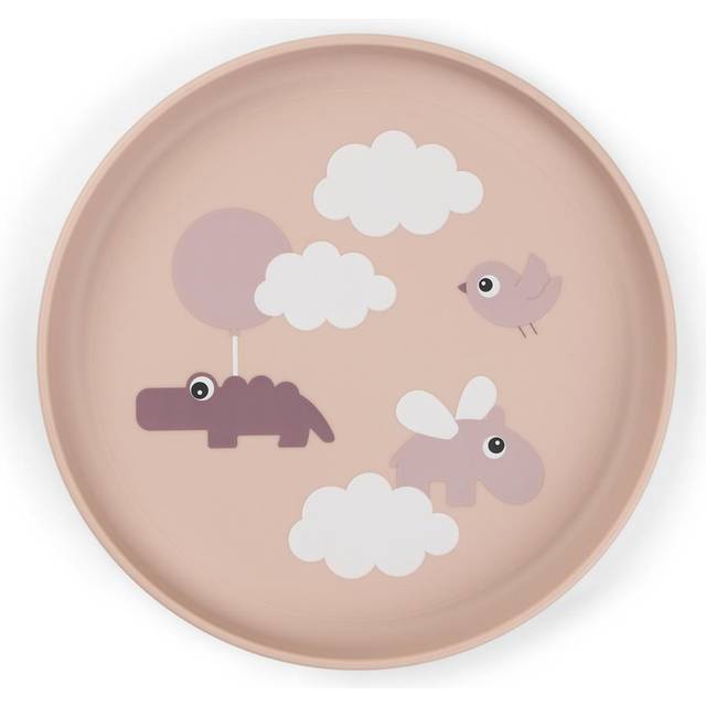 Done by deer Happy Clouds foodie barntallrik Ø20 cm Powder - Beige