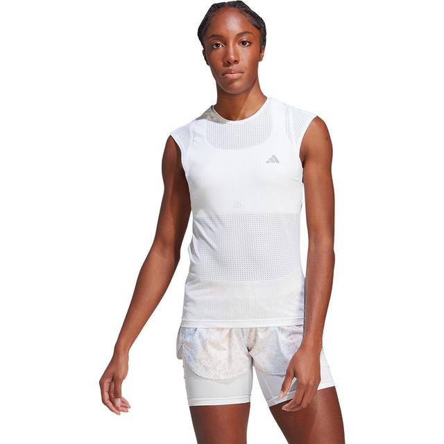 ADIDAS FAST TEE Damen Weiß L