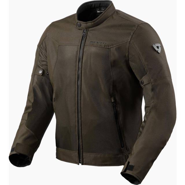 Rev'it! Eclipse 2 Motorcycle Jacket Black-Olive S (S)