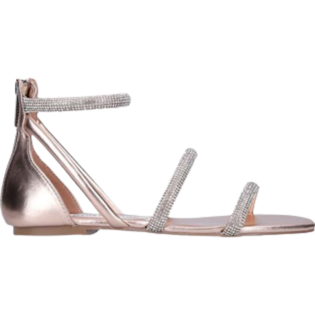 KG Kurt Geiger Womens Rae Sandals - Gold - Size UK 3