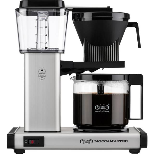 Moccamaster One Switch kaffebryggare 53750 (matt silver)