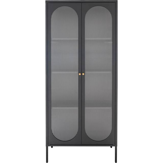 House Nordic Tall Black Vitrineskab 80x180cm