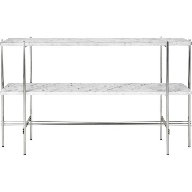 Gubi - Ts Console Sidobord 120x30x72 Cm Polerat Stål / - Vit