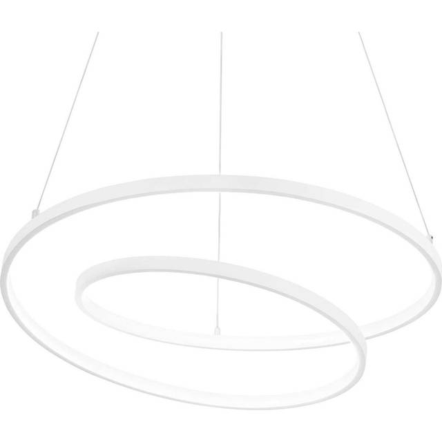 Led Decorative Swirl Integrated Pendant Light White, 3000K - Ideal Lux