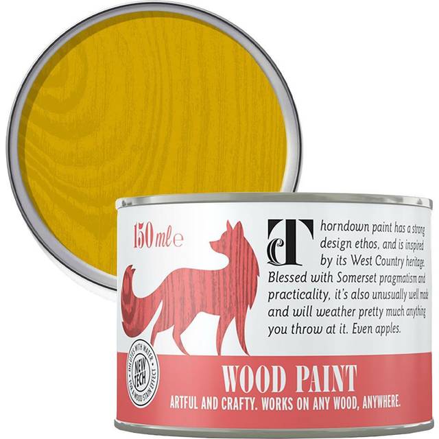 Thorndown Mudgley Mustard Wood Paint 150 ml, Yellow