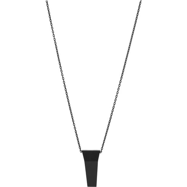 Rick Owens Black Trunk Charm Necklace - 09 BLACK - UNI