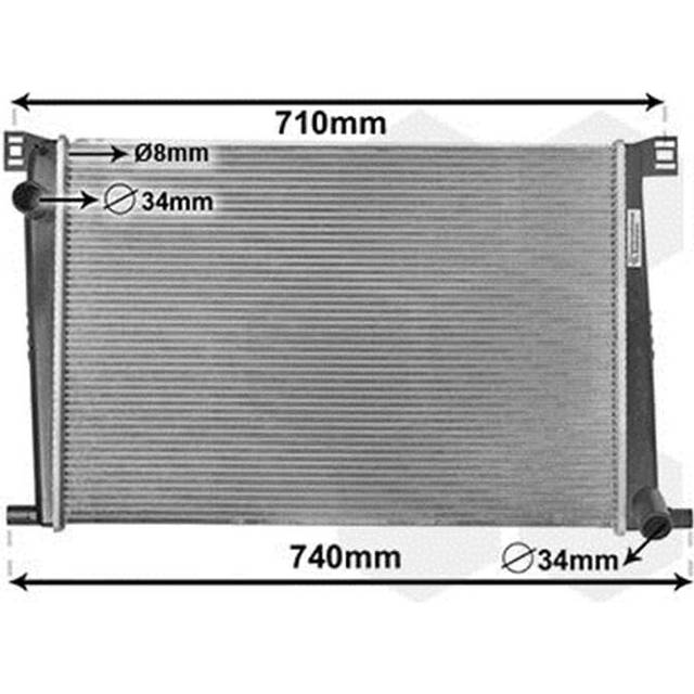 Radiator, engine cooling 06002356 International Radiators 06002356