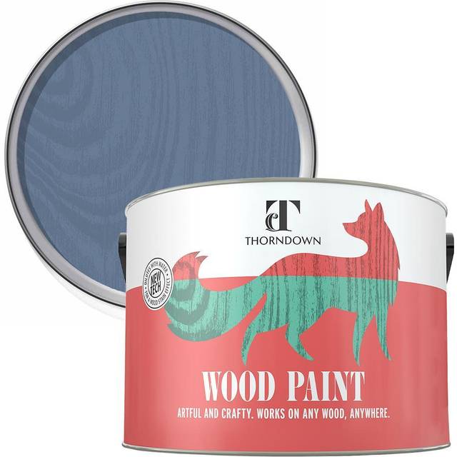 Thorndown Peregrine Blue Wood Paint 2.5 l, Blue