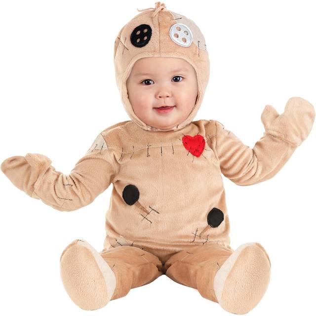 Spooky Voodoo Doll Infant Costume - Black&#47;Red&#47;Beige (0/3mo)