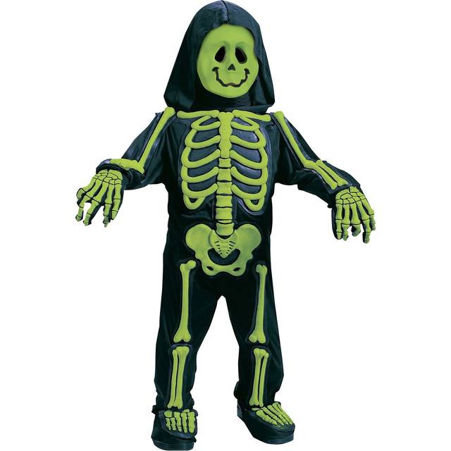 Unisex Green Skeleton Costume - Black&#47;Green (L)