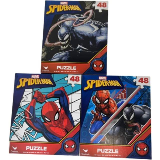 3 Pk. Marvel Spider-Man 48 Piece Jigsaw Puzzle (Assorted Designs)