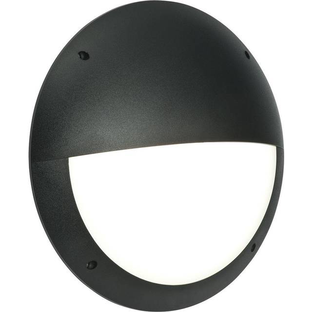 Saxby 55690 Seran Eyelid Outdoor Wall Light in Black