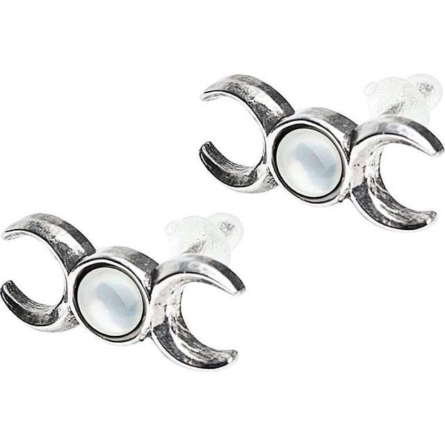 Alchemy England - Triple Goddess - Earrings - grey - Onesize