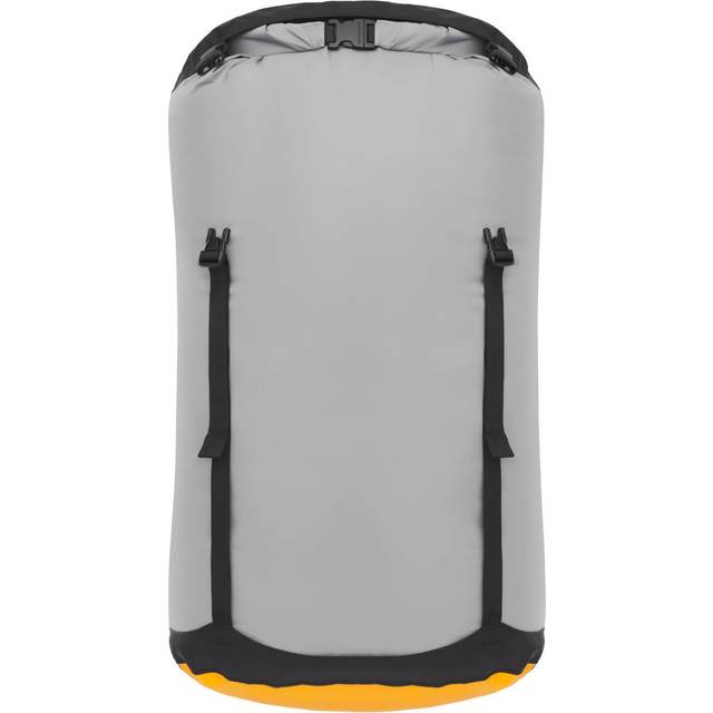 Sea to Summit – Evac Compression Dry Bag – prisbelönt torrväska – lätt – rullstängning – återvunnet tyg – vandring och paddel sport, Highrise Grey, X-L, 35 liter