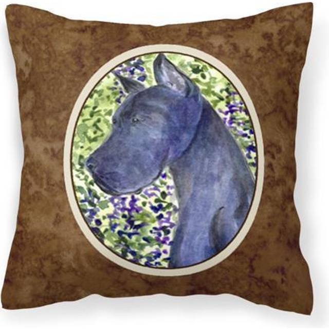 Caroline's Treasures SS8745PW1414 Great Dane Decorative Canvas Fabric Pillow  Large  Multicolor