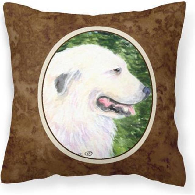 Caroline's Treasures SS8922PW1414 Great Pyrenees Decorative Canvas Fabric Pillow  Large  Multicolor