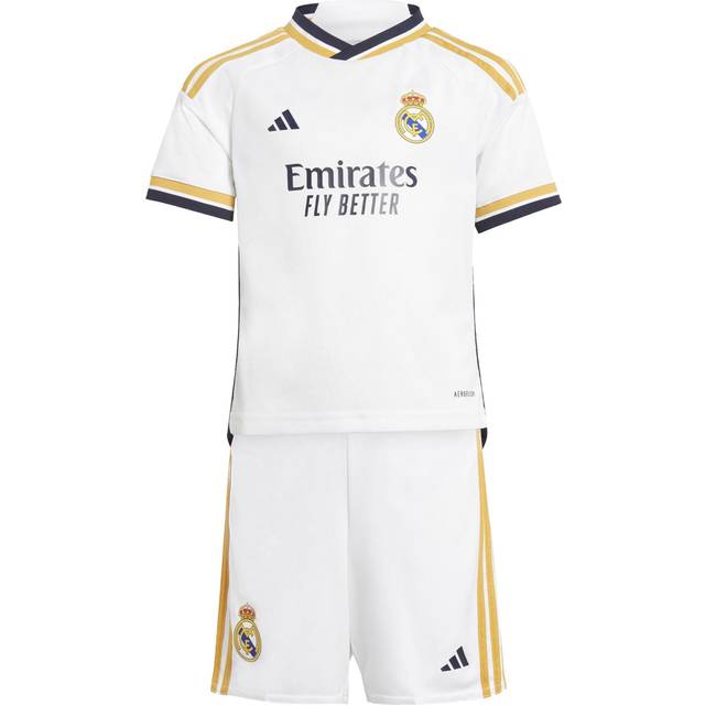 Adidas Real Madrid Home Mini Kit 2023/2024 Colour: White, Size: 4-5 years