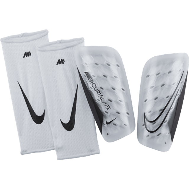 Nike Unisex Mercurial Lite - Fa22 Benskydd, White/White/Black, S