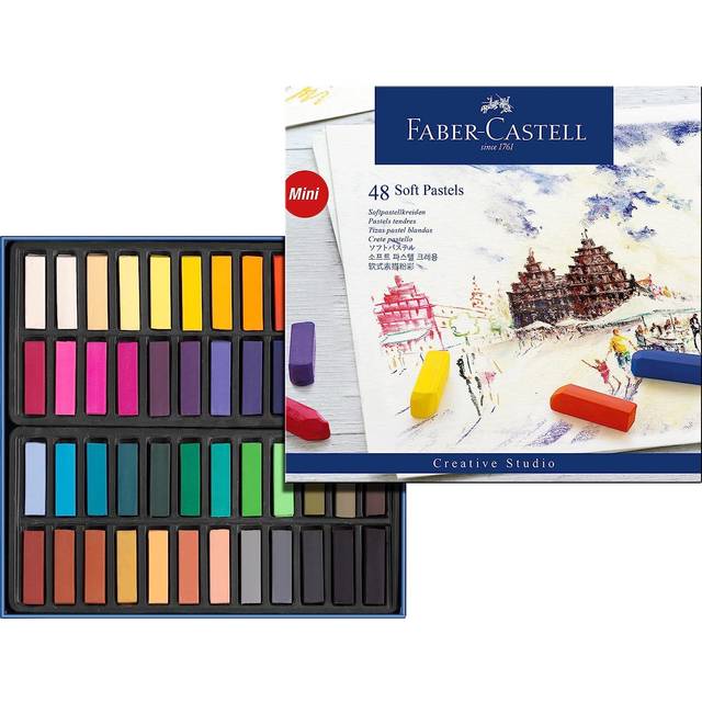 Faber-Castell Soft Pastels Creative Studio Half Stick Box of 48 - Assorted