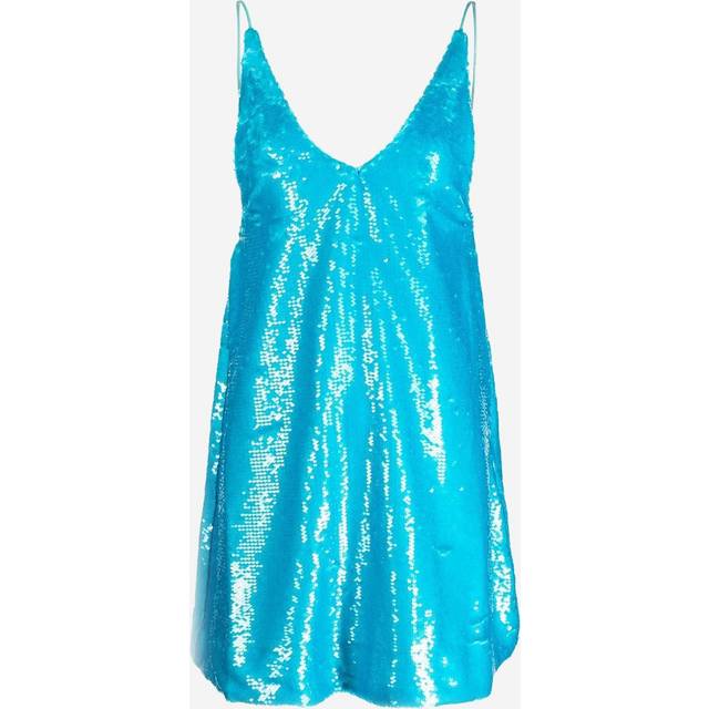 GANNI Sequins Strap Mini Dress