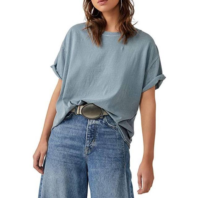 We The Free Nina Tee in Blue Mirage, Size: XS