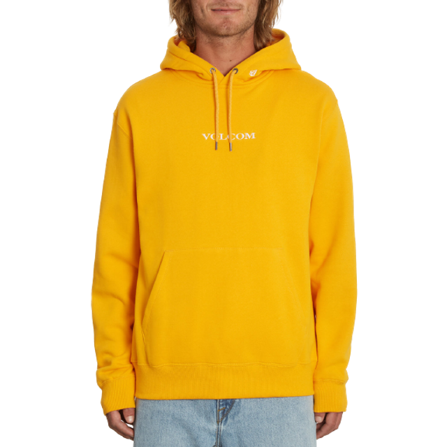 (L) Volcom Men's Fleece Hoody ~ Volcom Stone PO sunburst