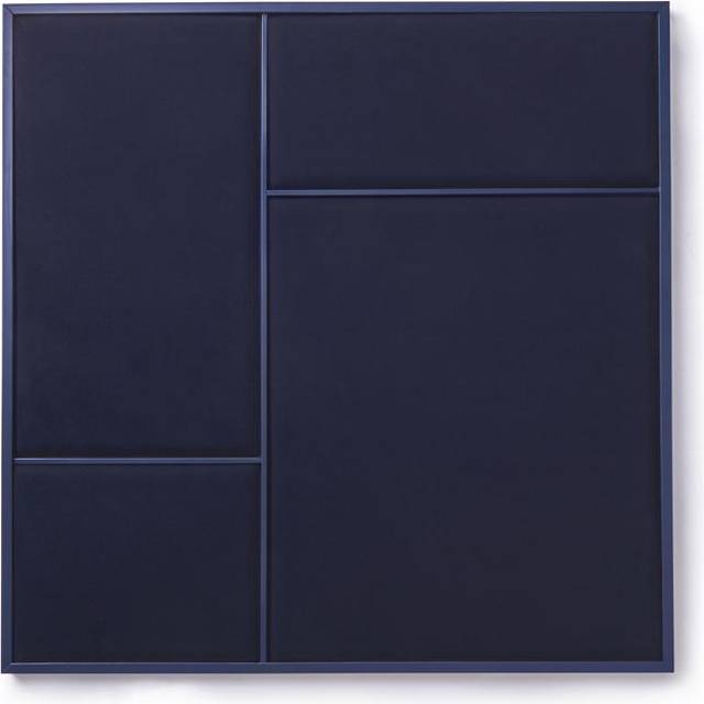 Please Wait to be Seated Nouveau Pin Notice Board Medium Navy Blue