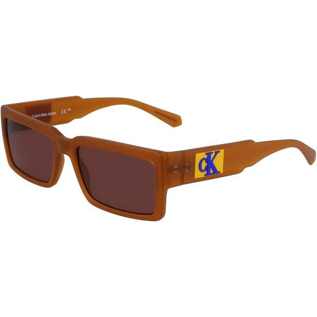 Calvin Klein Jeans CKJ23623S 212 Men's Sunglasses Brown Size 57 - Frosted Brown (57)