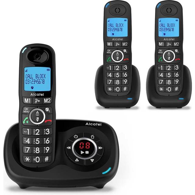 ALCATEL Telephone XL595 Voice Trio Black
