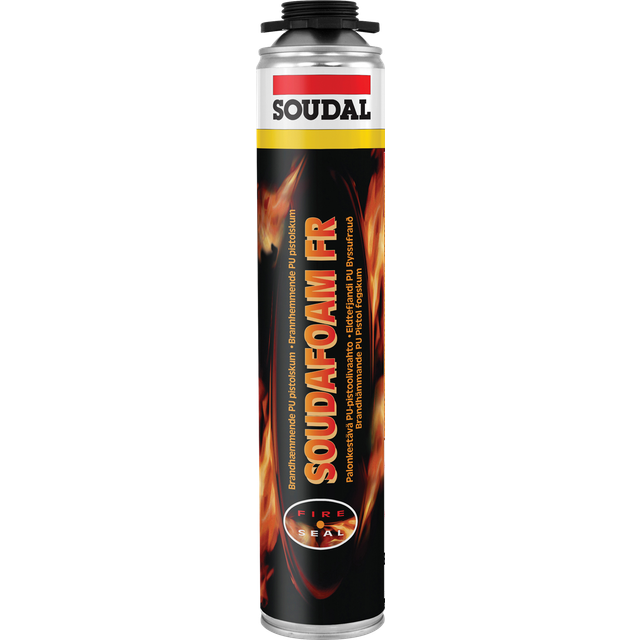 Soudafoam FR HY NBS/Gun brandh. fugeskum 750ml rød