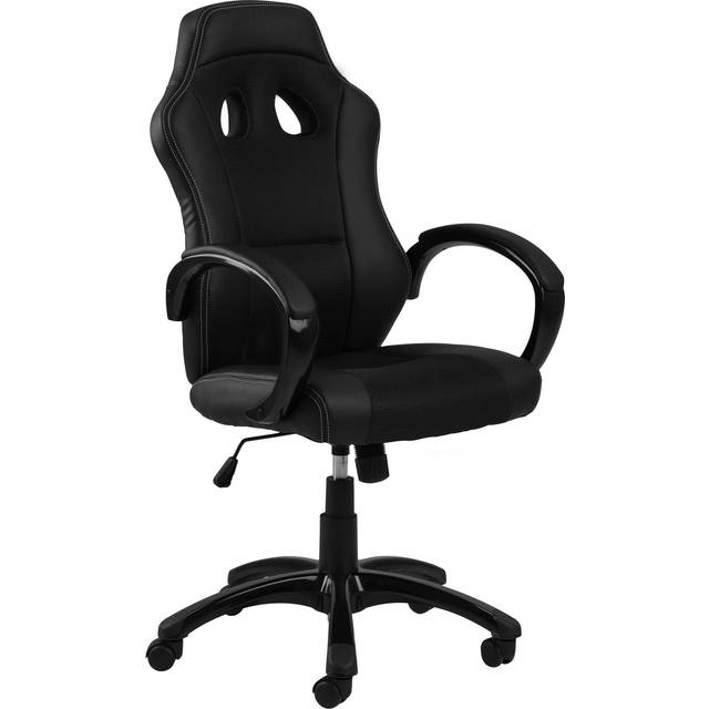 AC Design Furniture Imola Kontorsstol, Höjd 118 cm x Bredd 64 cm x botten 67 cm, Färg Svart, Polyuretan, 1 styck