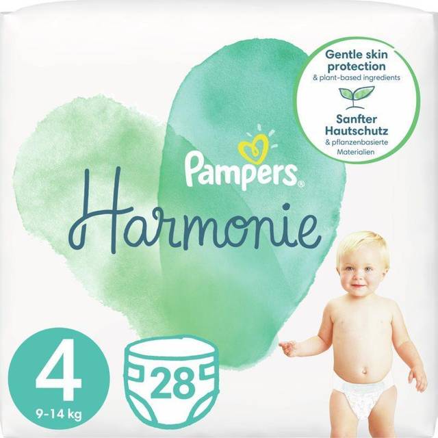 Pampers Harmonie Size 4 engångsblöjor 9 – 14 kg 28 st.