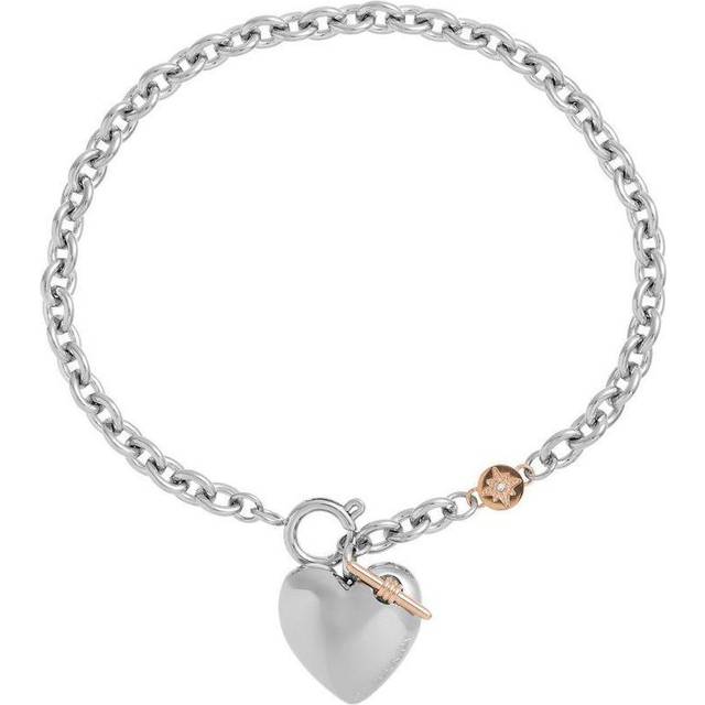Olivia Burton Knot Heart Bracelet, Silver
