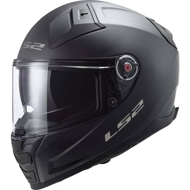 LS2, Full face motorcycle helmet VECTOR II solid Black mat, XXL
