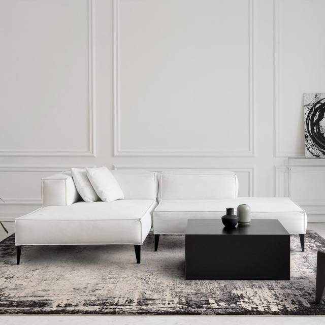 Asiatic Kuza 120X170Cm Border Grey Rug, Grey