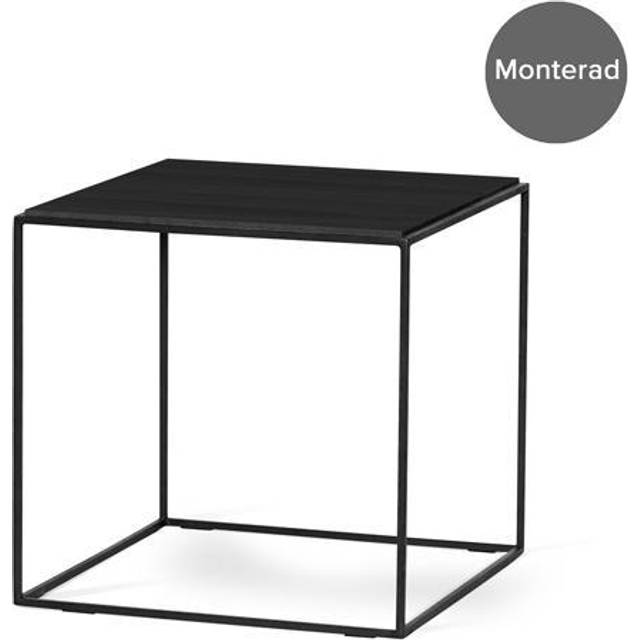 Torkelson - Lime Soffbord 50x50cm Svartbetsad Ask - Svartbetsad ask
