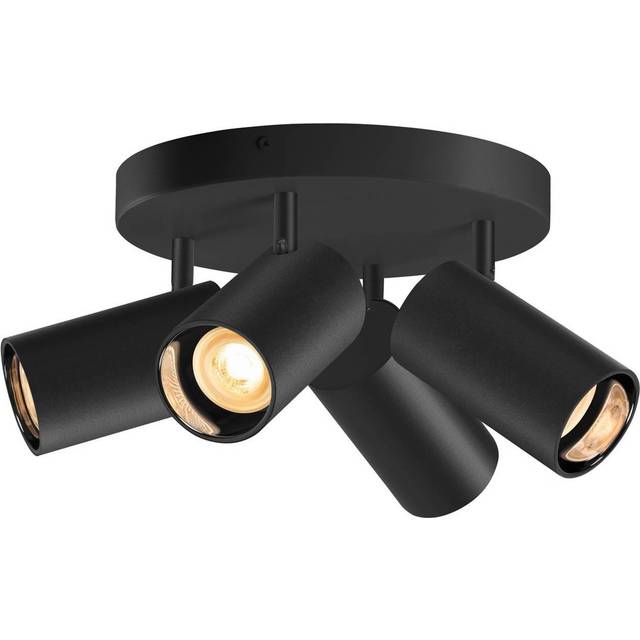 SLV - Asto Tube 4 Ceiling Lamp Black SLV