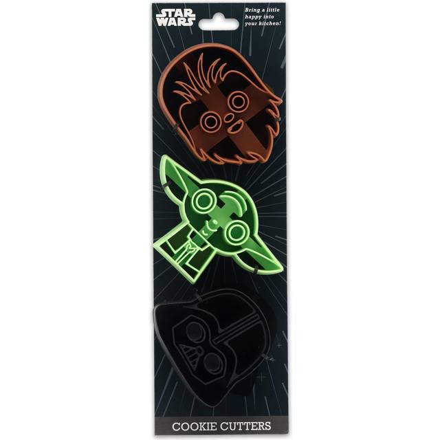 Star Wars Cookie Cutter Set for Kitchen - Featuring Chewbacca  Yoda an