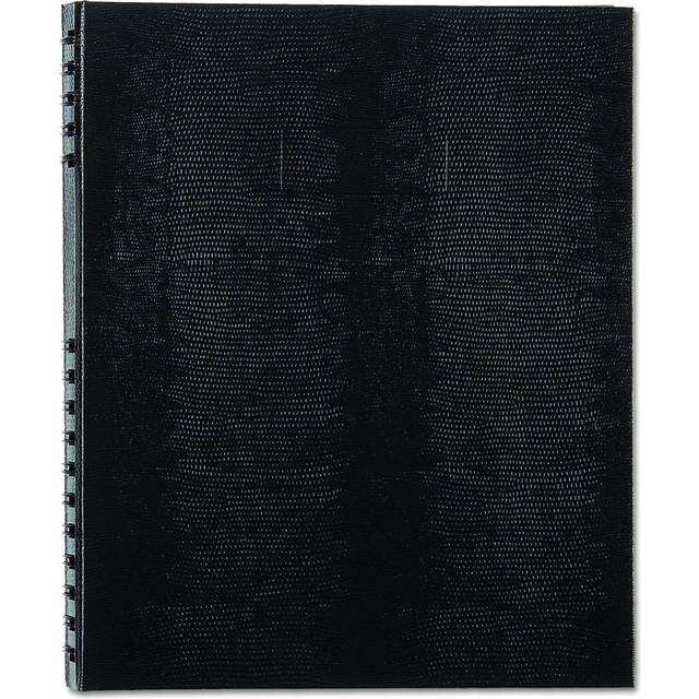 NotePro Notebook  8-1/2 x 11  75 Ruled Sheets  White Paper  Black Cover