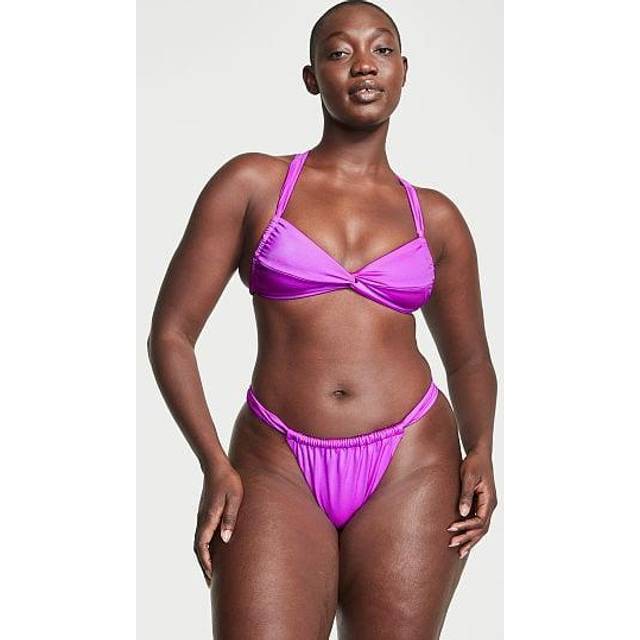 Victoria's Secret Purple Punch Twist Multiway Halterneck Bikini Top - purple punch - MEDIUM