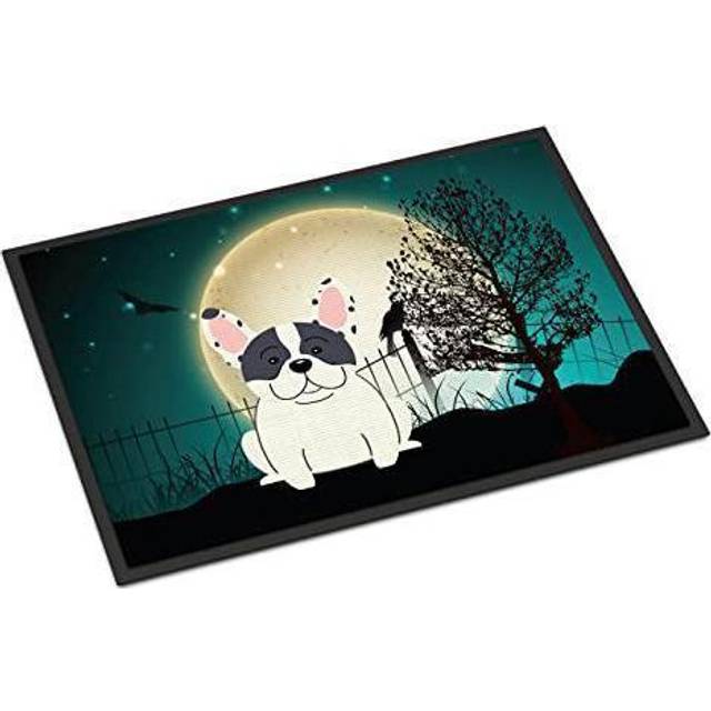 """""Caroline's Treasures Halloween Scary French Bulldog Piebald Indoor or Outdoor Mat 24x36 BB2201JMAT  24 x 36  Multicolor"""""