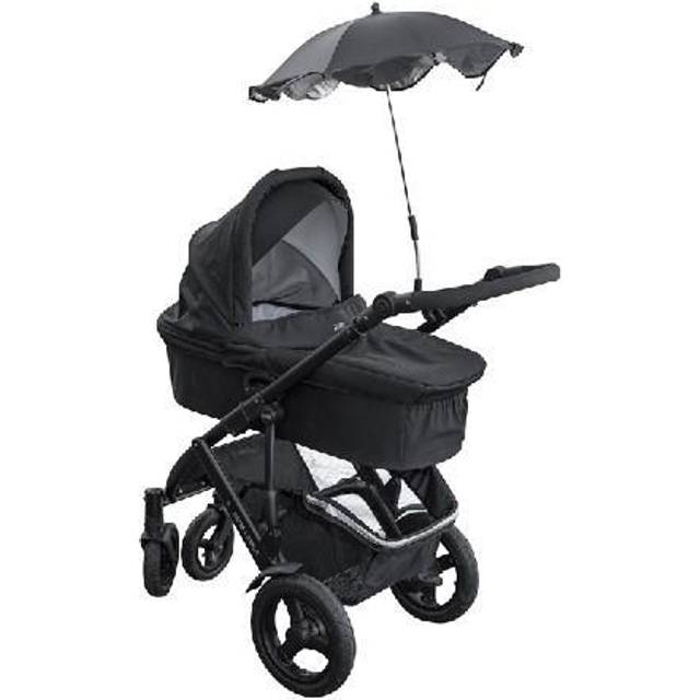 Kaxholmen Solparasoll UV 50 (Svart/Silver)