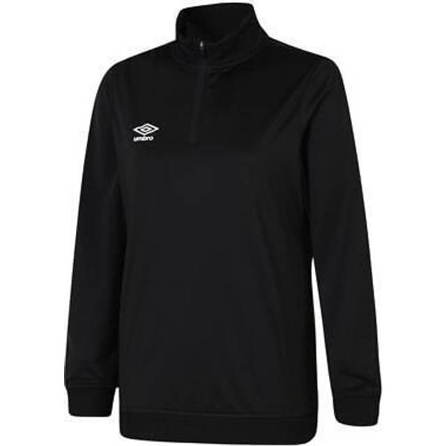 Umbro Womens/Ladies Club Essential Half Zip Sweatshirt (Black) - Size X-Large